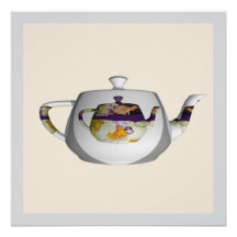 Geo Motif Double Teapot