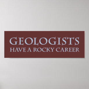 Poster Géologues : Rocky Career