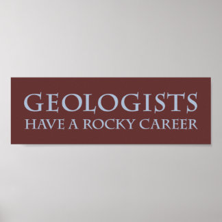 Poster Géologues : Rocky Career