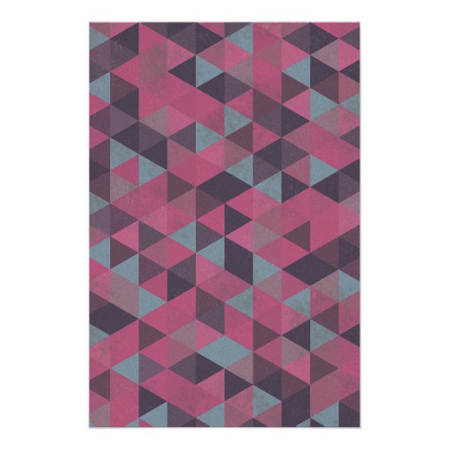Poster Geometric Pink (Devant)