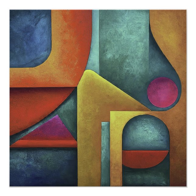 Poster Géométrie de l'essence (Devant)