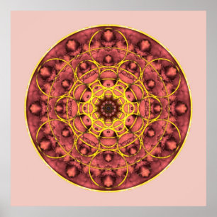 Poster Géométrie sacrée Mandala 4
