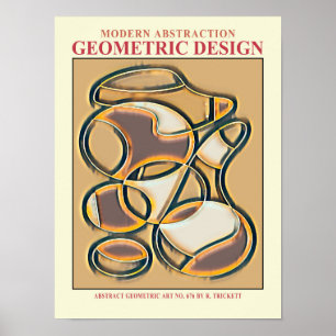 Poster géométrique Abstrait EP no 9