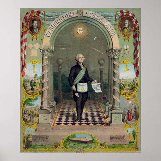 Poster George Washington, Le Mason (Devant)