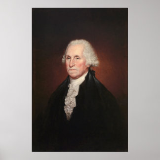 Poster GEORGE WASHINGTON Portrait de Rembrandt Peale