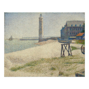 Poster Georges Pierre Seurat   le phare chez Honfleur