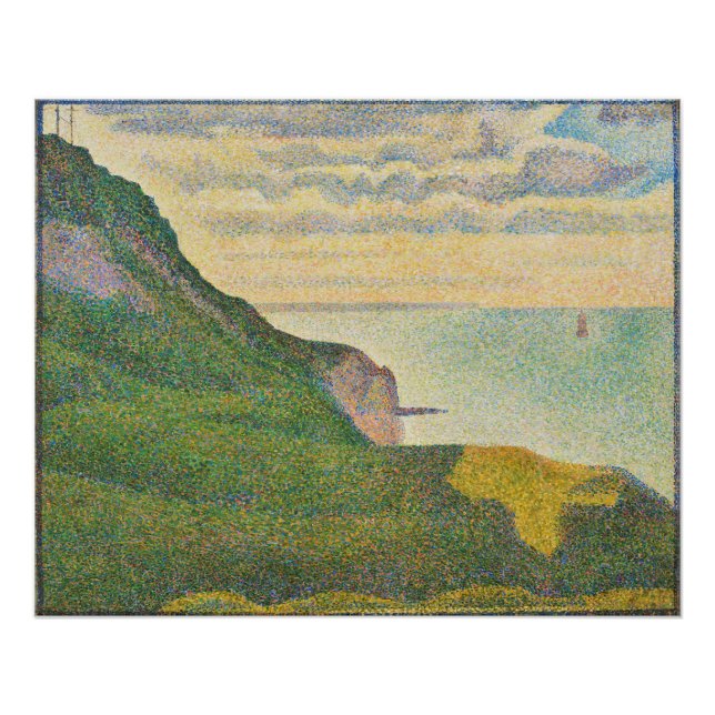 Poster Georges Pierre Seurat | Seascape at Port-en-bessin (Devant)