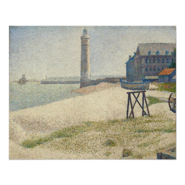 Poster Georges Pierre Seurat | The Lighthouse at Honfleur (Devant)
