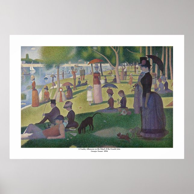 Poster Georges Seurat (Devant)