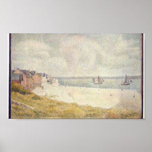 Poster Georges Seurat - Le Crotoy en aval