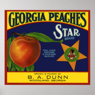 Poster Georgia Peaches