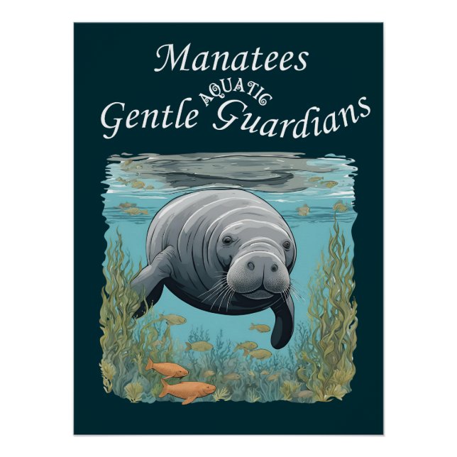 Poster Gère des gardiens aquatiques douces (Devant)