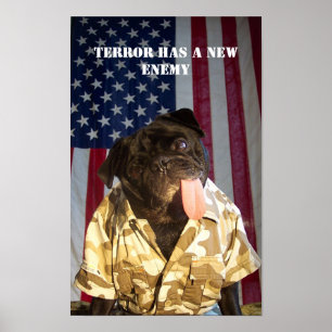 Poster GI Yogi Combattre la guerre contre le terrorisme