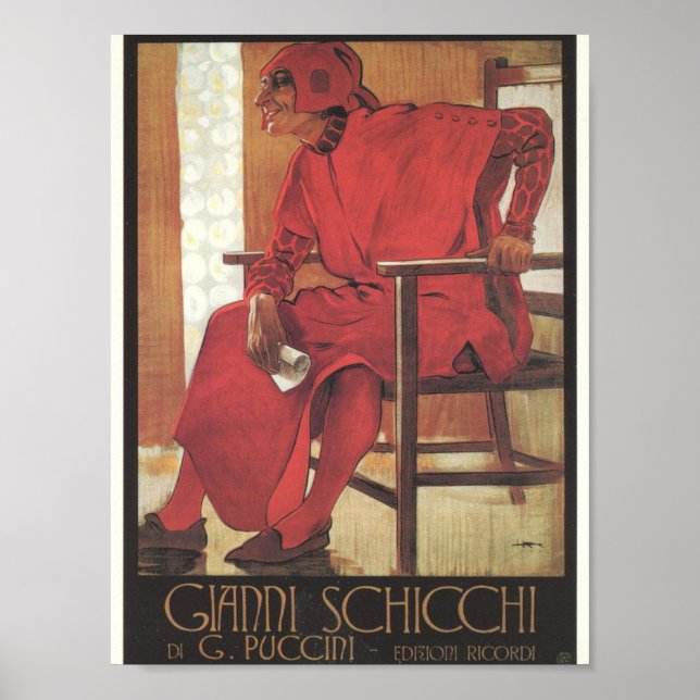 Poster Gianni Schicchi (Puccini) (Devant)