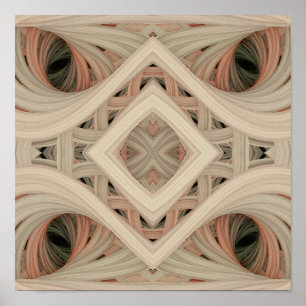 Poster Giddy Gossypium 12" x 12"