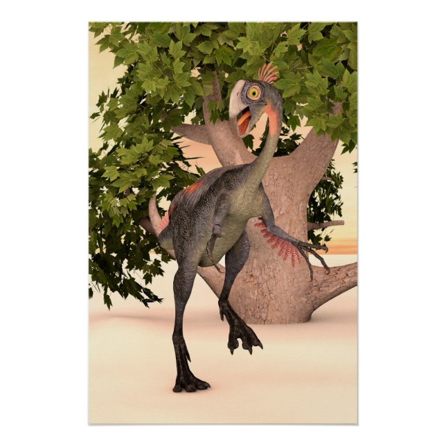 Poster Gigantoraptor Forest Guardian (Devant)