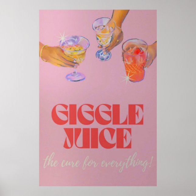 Poster Giggle Juice (Devant)