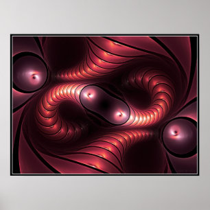 Poster gigre infini (rouge)
