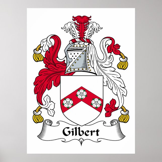 Poster Gilbert Family Crest (Devant)