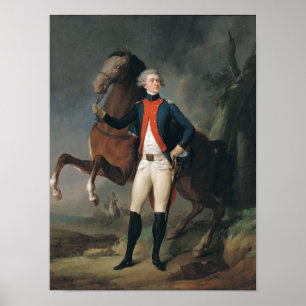 Poster Gilbert Motier Marquis de la Fayette, 1788