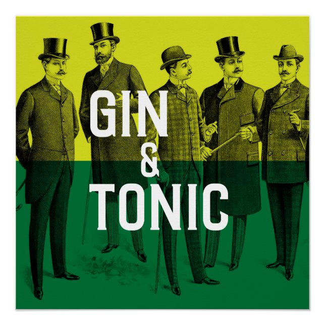 Poster Gin & Tonique (Devant)