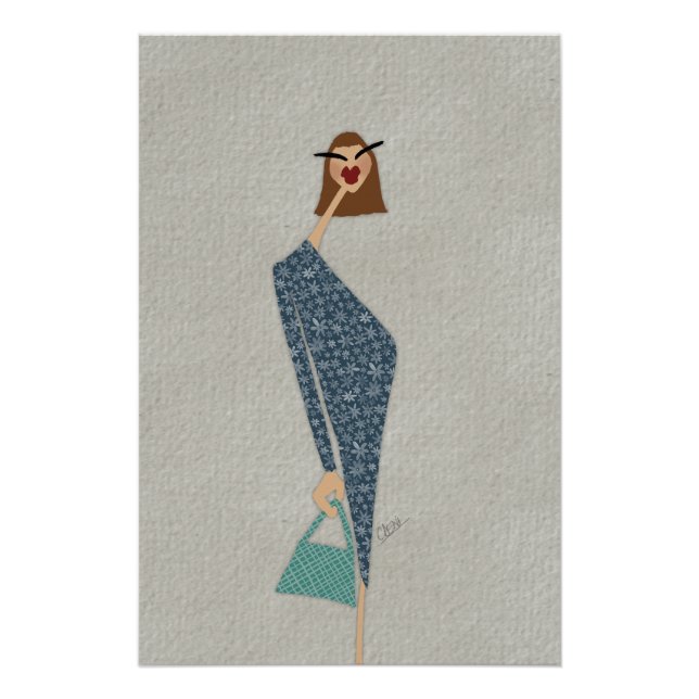 Poster Ginette en promenade Mode (Devant)