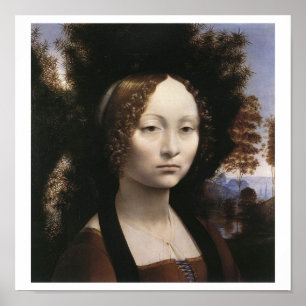 Poster Ginevra de' Benci by Leonardo Da Vinci