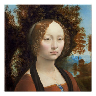 Poster Ginevra de' Benci, c. 1474 - 78