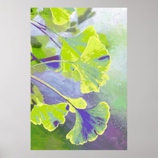 Poster Ginkgo Print