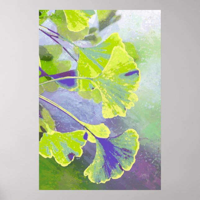 Poster Ginkgo Print (Devant)