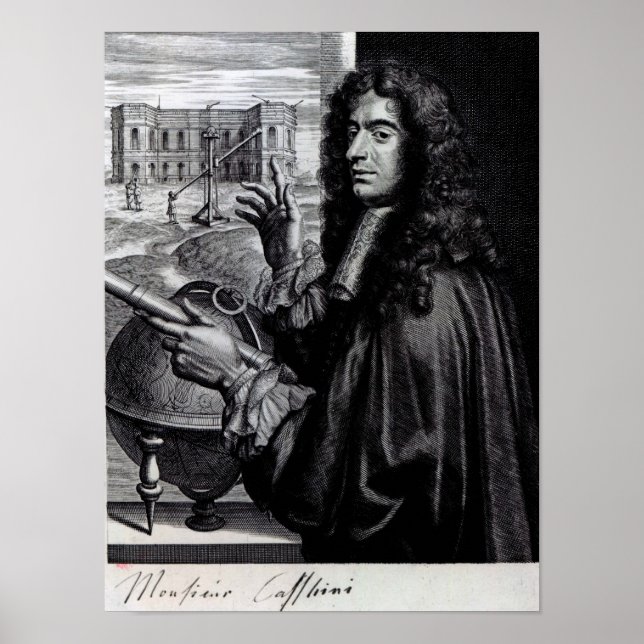 Poster Giovanni Domenico Cassini (Devant)