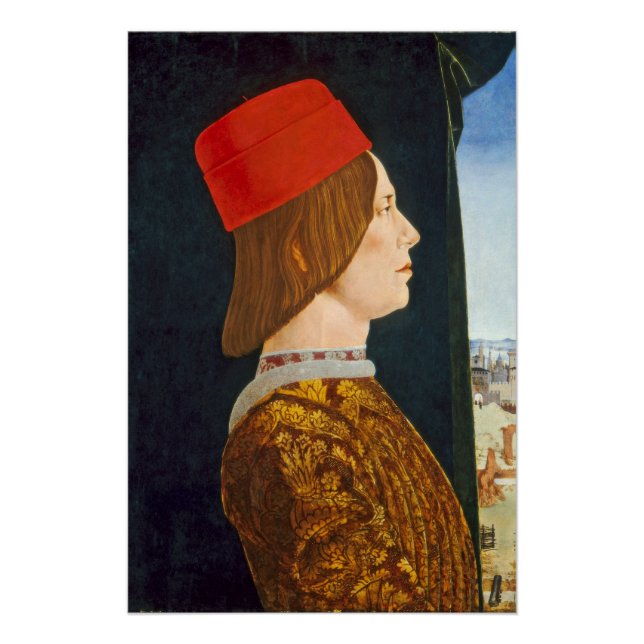 Poster Giovanni II Bentivoglio, c. 1474 - 77 (Devant)