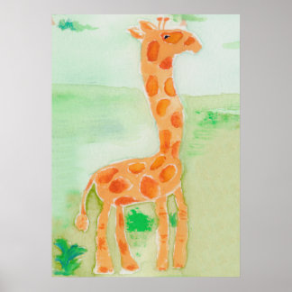 Poster girafe