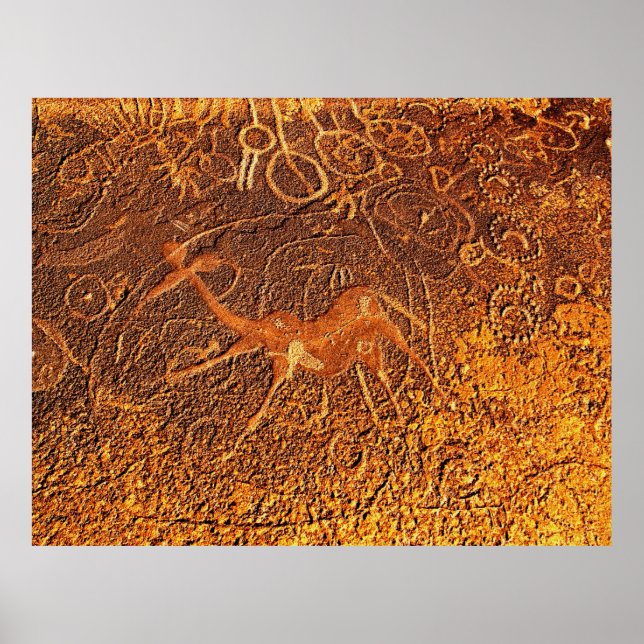 Poster Giraffe dansante (Devant)