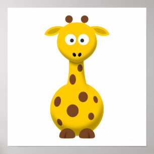 Poster Giraffe de dessin