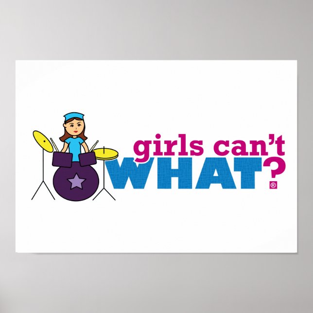 Poster Girls Can't WHAT ? ColorizeME Custom (Devant)