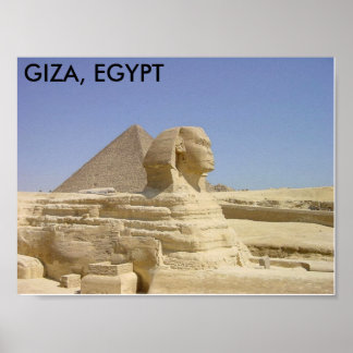 POSTER GIZA, EGYPTE