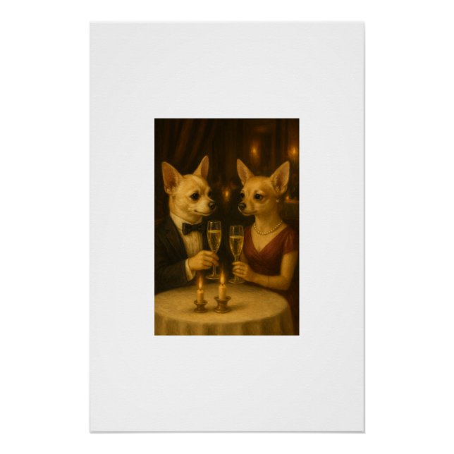 Poster Gizmo’s Romantic Dinner – Champagne & Love (Devant)
