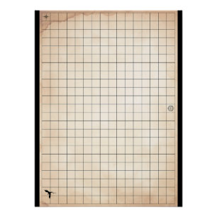 Poster glacé de jeu D&D