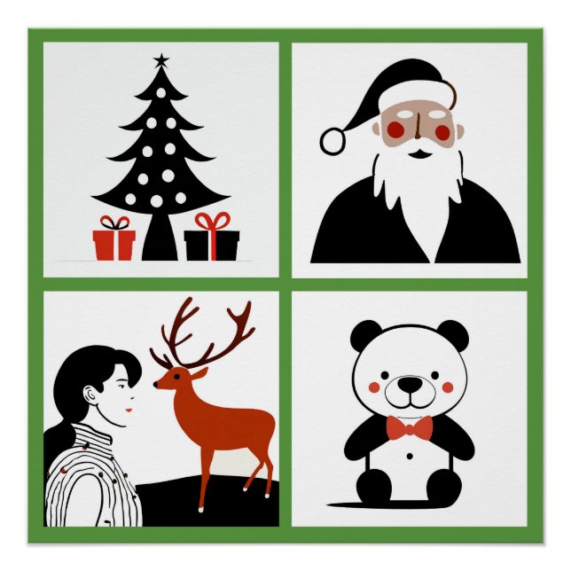 Poster glacé du Quartet de Noël (Devant)