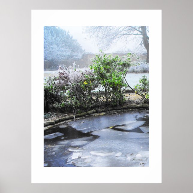 Poster Glace et brouillard (Devant)