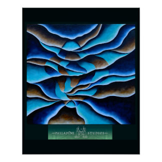 Poster glacé 'Island Vibes'