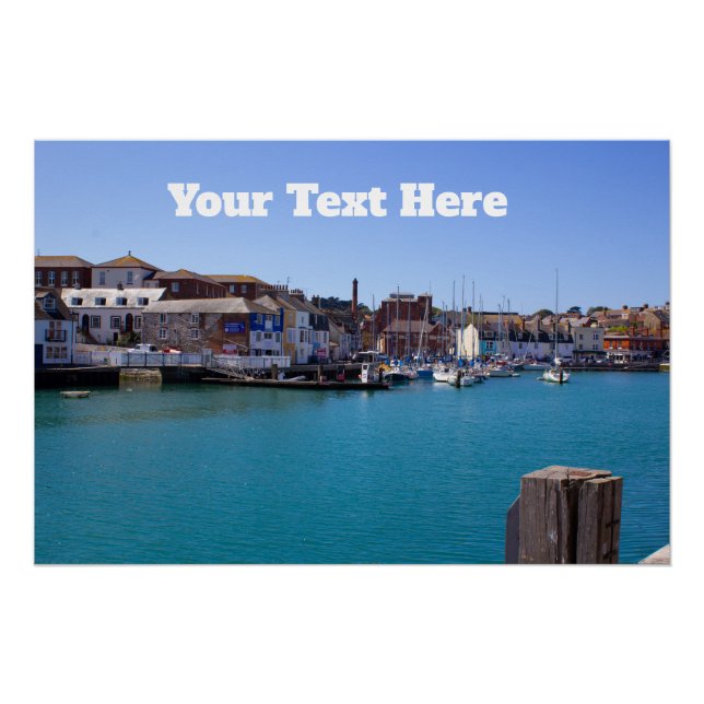 Poster glacé sur le port de mer Tranquillité (Devant)