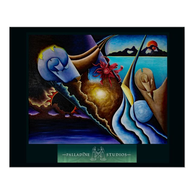 Poster glacé 'Tria Prima' (Devant)