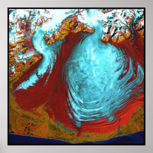 Poster Glacier Alaska de Malaspina