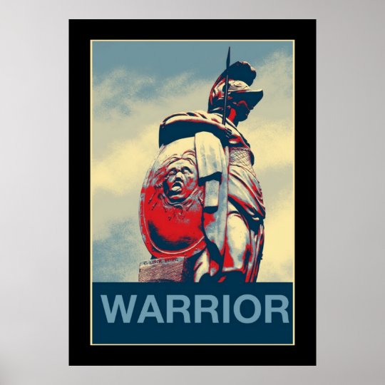 Poster Gladiateur Romain De Guerrier Spartiate Antique De Zazzle Fr