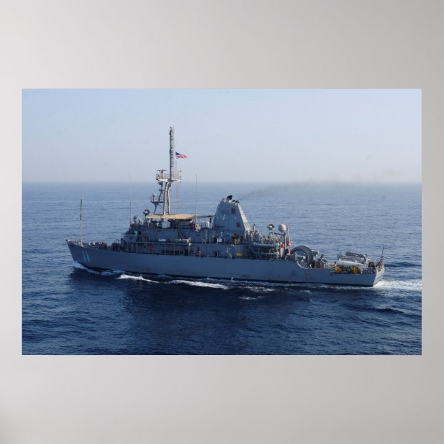 Poster Gladiateur USS (MCM 11) (Devant)