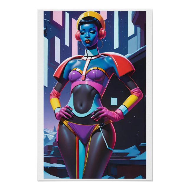 Poster Glamour DJ in Christmas Town (Devant)