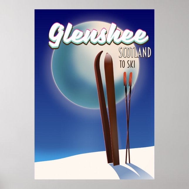 poster Glenshee Scotland Ski (Devant)