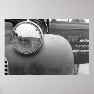 Poster Glisser vintage - Truck gasser